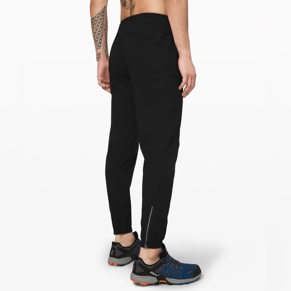 Lululemon Men's Classic Black Straight Leg Trainer Athletic Pants - Picture 1 of 10